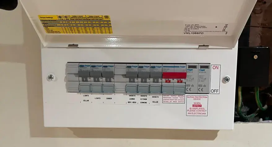Domestic Fuse board upgrade - Willox Electrical, Worcester